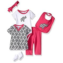 Yoga Sprout Baby Girls' 6 Piece Layette Set