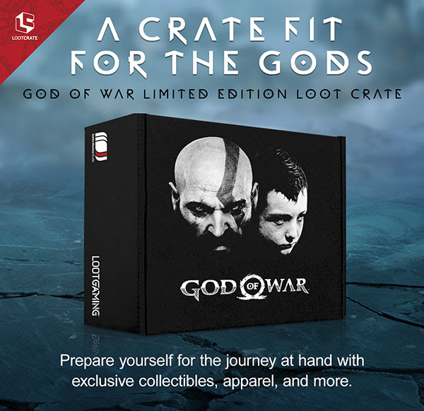 A CRATE FIT FOR THE GODS | GOD FOR WAR LIMITED EDITION LOOT CRATE | GOD OF WAR | Prepare yourself for the journey at hand with exclusive collectibles, apparel, and more.