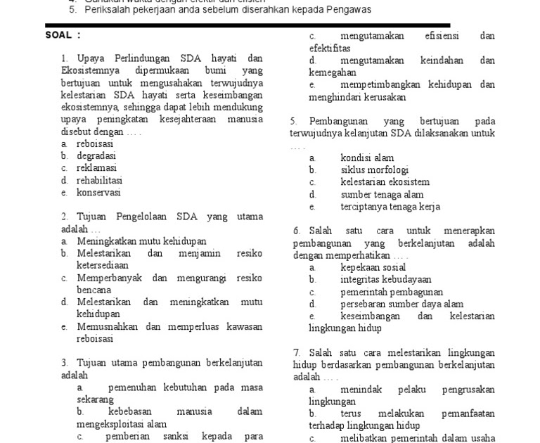 Download Soal Mid Geografi Kelas Xi Semester 1 Ktsp