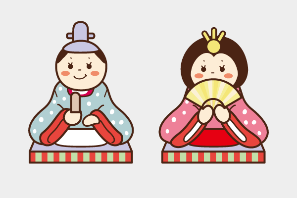 動物画像無料 ぜいたくお雛様 お内裏様 イラスト