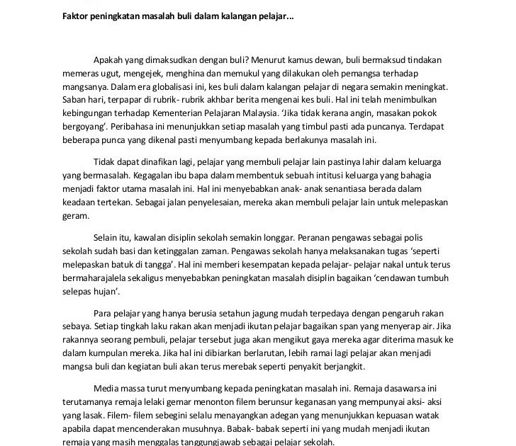 Contoh Karangan Media Sosial - Contoh 37