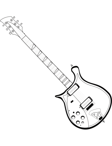Download for free + discover 1000's of sounds. Electric Guitar Coloring Page Free Printable Coloring Pages