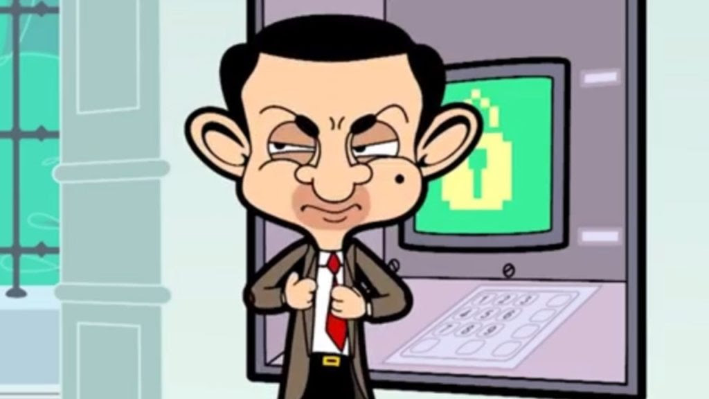 ミスタービーン アニメ 高画質 絵を描く アニメ画像