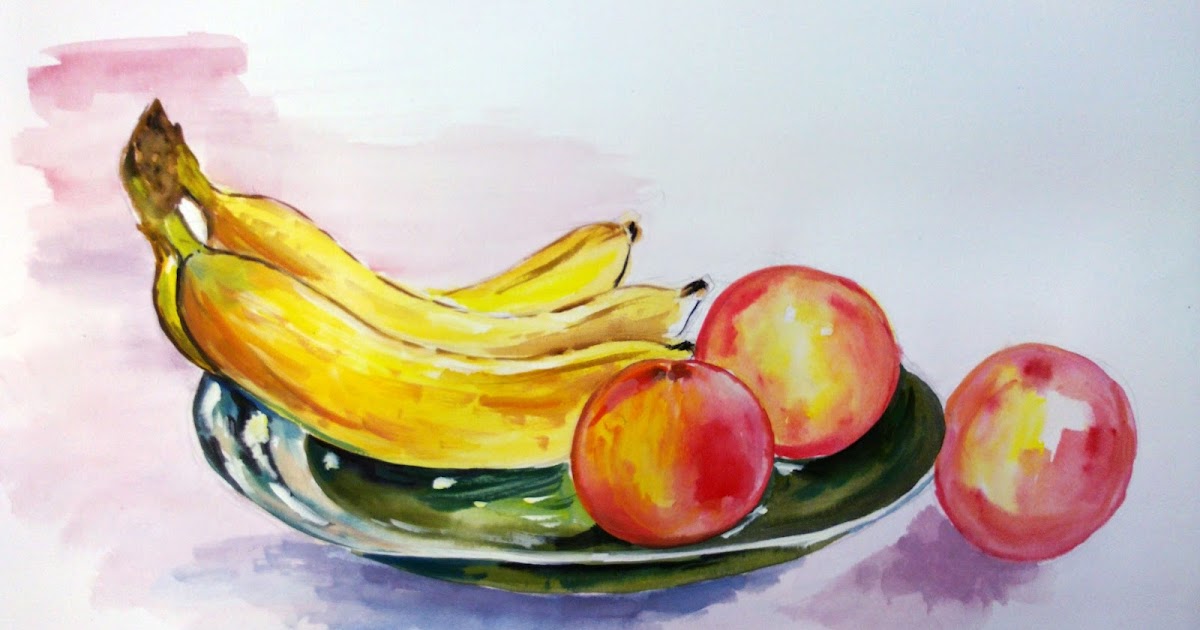49 Gambar Lukisan Buah Simple Paling Populer Lingkar Png