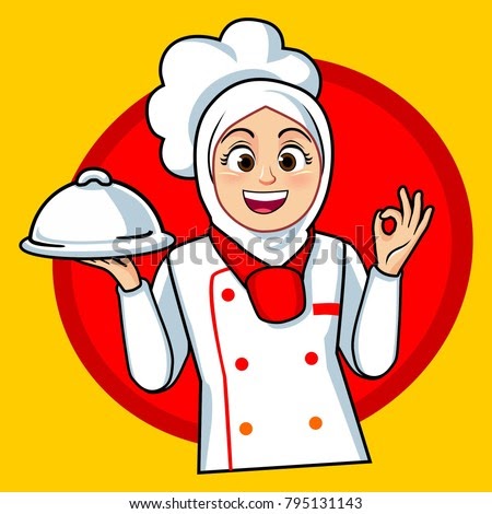 Fantastis 14+ Gambar Kartun Chef Berhijab - Gani Gambar