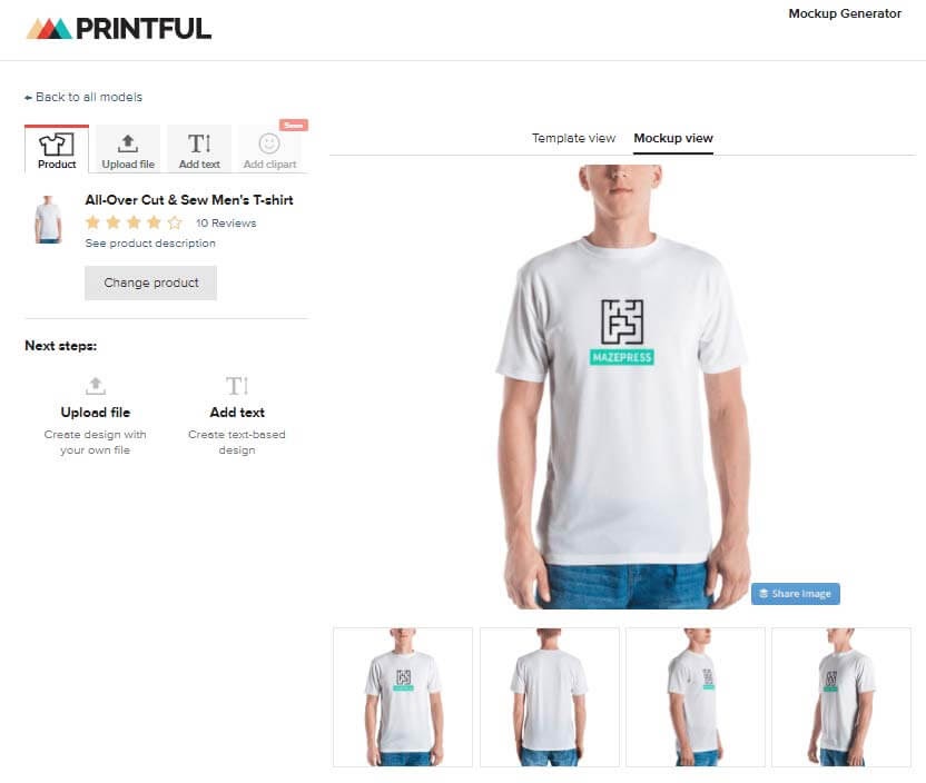 Download 8403+ T Shirt Mockup Generator Plugin for Branding