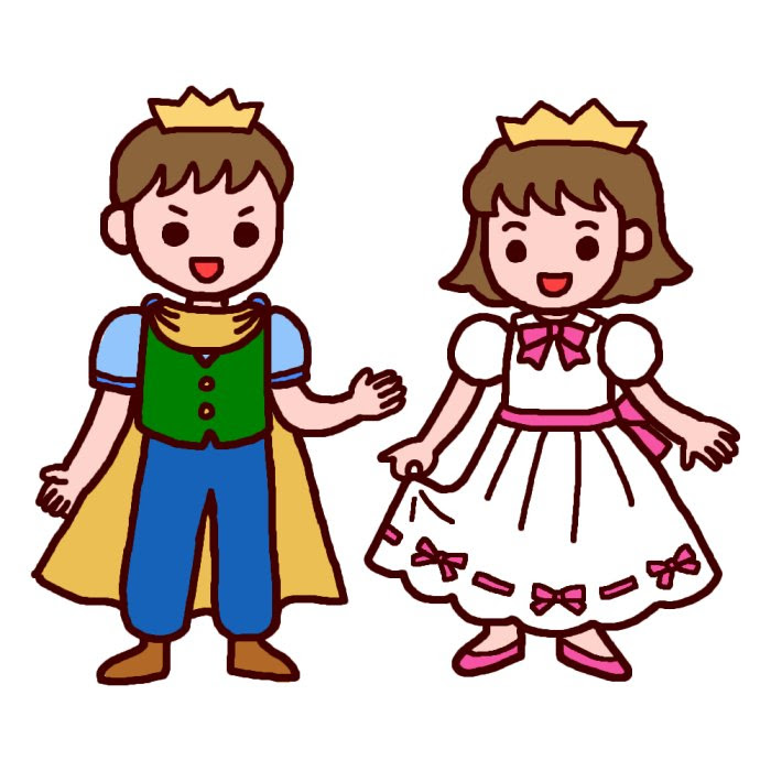 すべての動物の画像 綺麗な王子 様 お姫様 イラスト