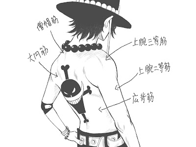 無料イラスト画像 ワンピース エース イラスト 白黒