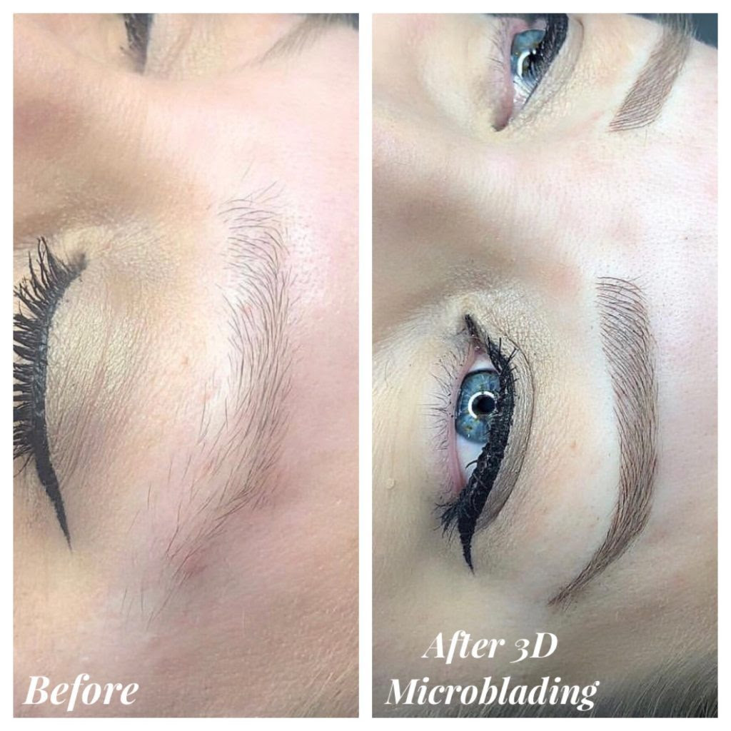 In theory, microblading works better on drier skin and i wouldn't describe mine as oily. 3d Microblanding Empire