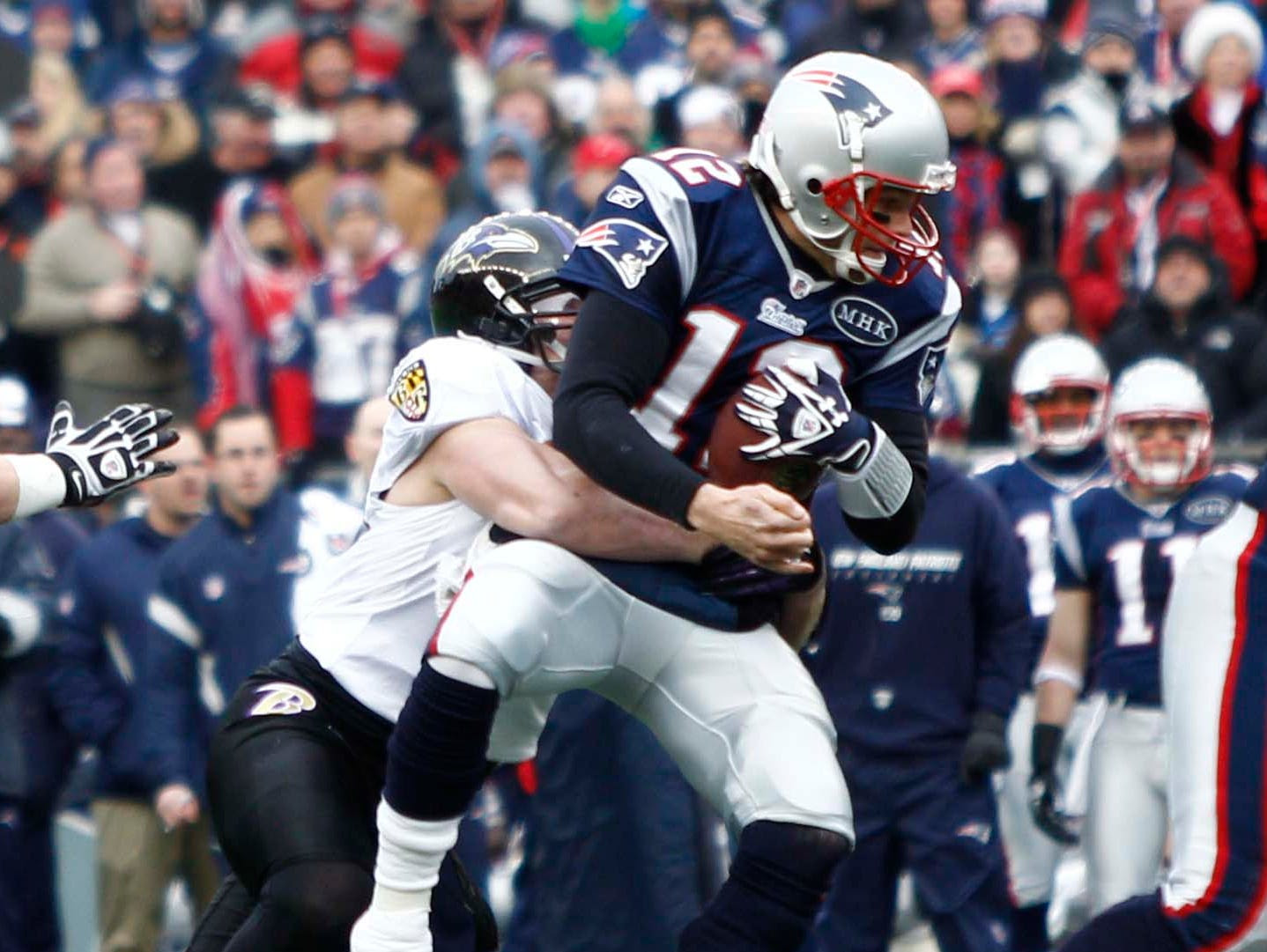 The Ravens have beaten Tom Brady and the Patriots in two of three playoff matchups in New England.