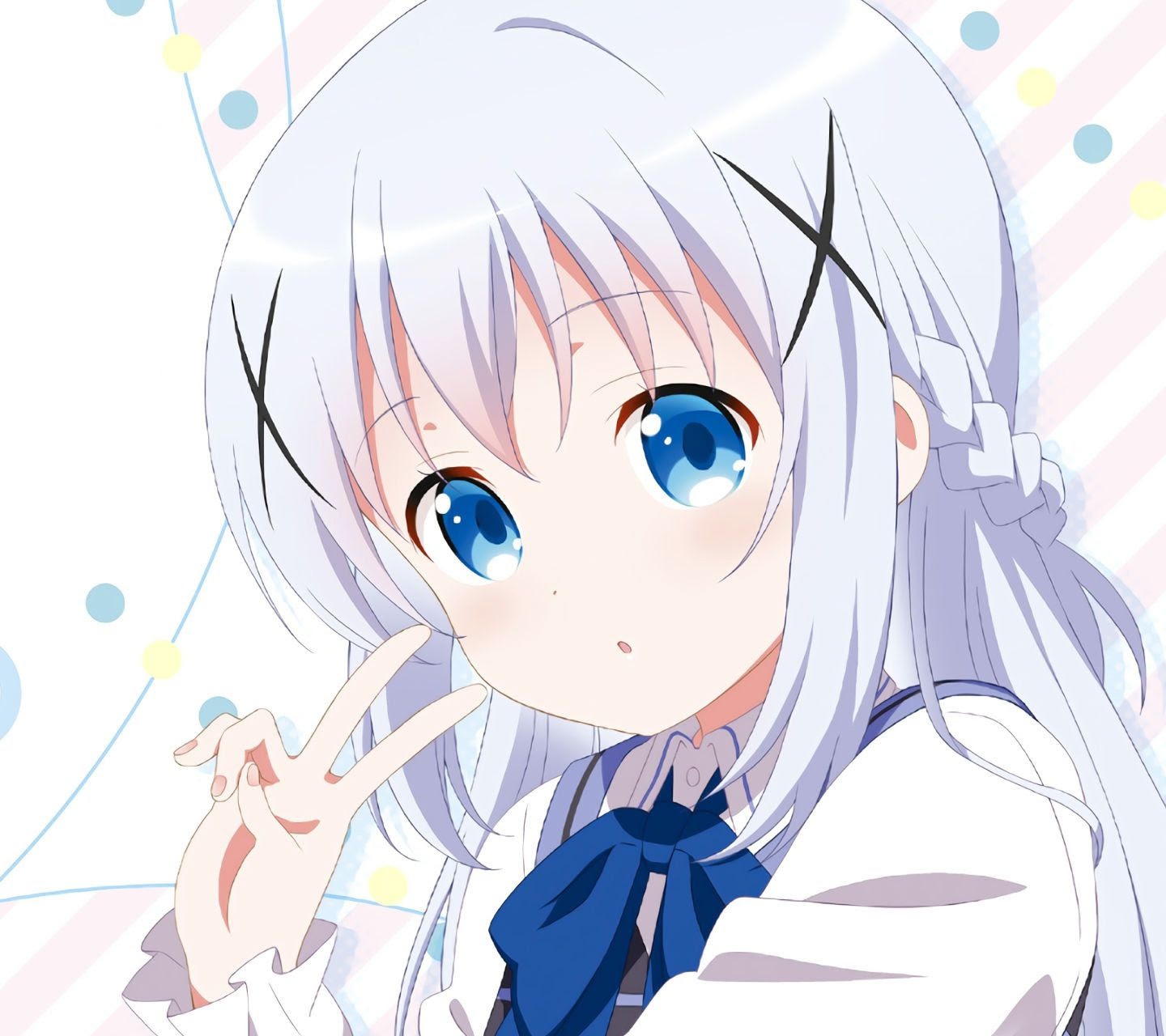 上壁紙 Iphone ごちうさ チノ 最高の花の画像