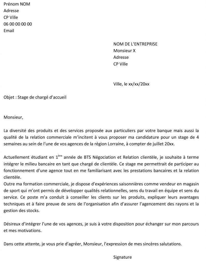 Lettre De Motivation Stage Industrie Graphique  Halloweenisme