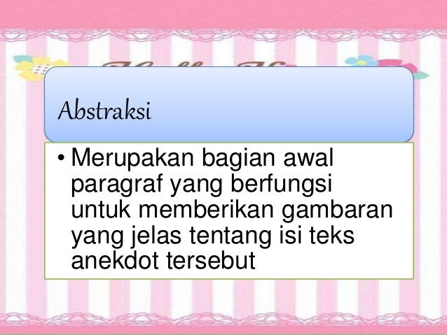 Cerita Anekdot Orang Penting - Contoh Karo