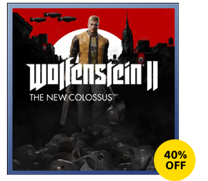 Wolfenstein II THE NEW COLOSSUS | 40% OFF