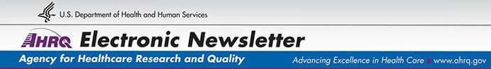 AHRQ Electronic Newsletter banner image