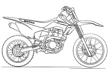 View Ktm Dirt Bike Coloring Pages Pictures