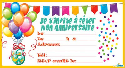 Carte D Invitation Anniversaire 6 Ans Cr233er Fiolazoezoey Blog