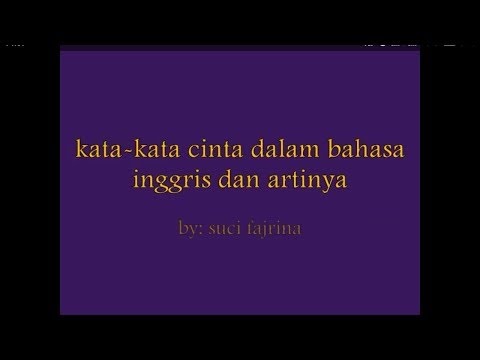  Kata Kata  Cinta Sedih  Dalam  Bahasa  Inggris  Dan  Artinya 