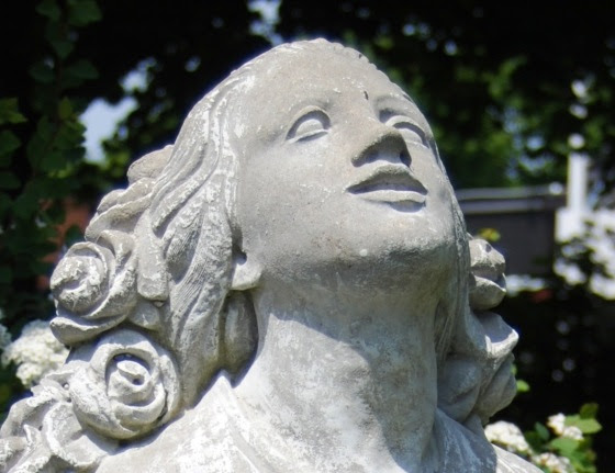 Statue outside Lawrence House Centre for the Arts June 6, 2009