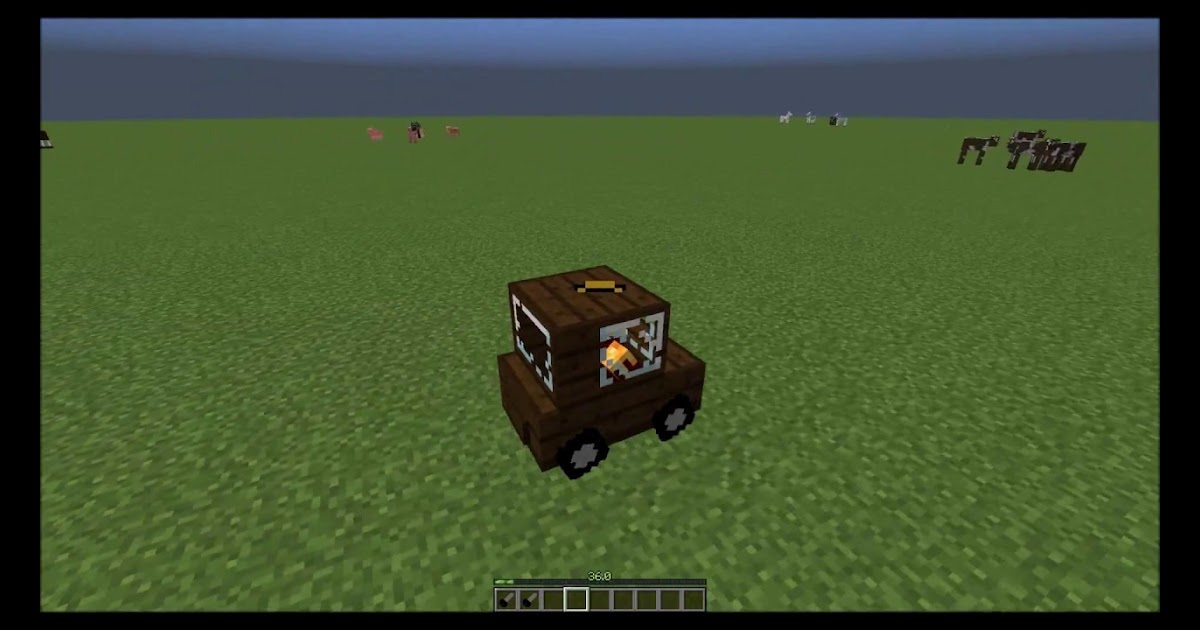 How To Make A Car In Minecraft Ultimate Car Mod