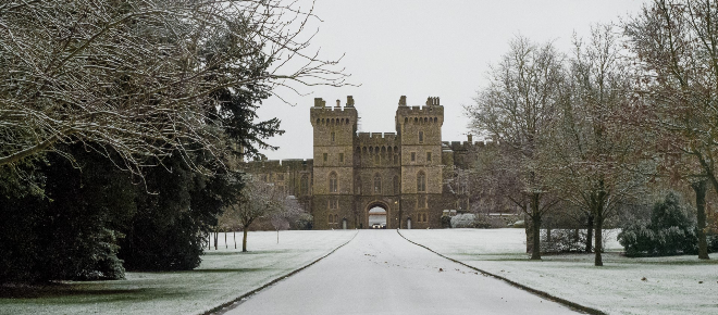 Windsor in the snow