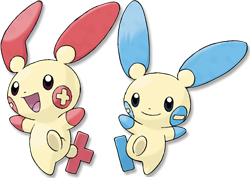驚くばかりかわいい ポケモン プラスル マイナン 無料イラスト集