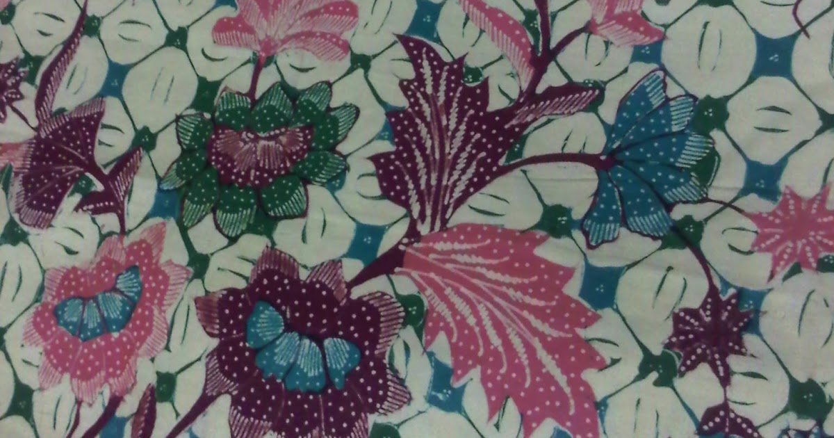  Gambar  Bunga  Batik  Contoh 