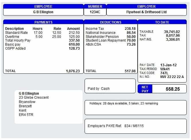 The consolidated pay slip must contain details of all payments made since the last pay slip. Excel Pay Slip Template Singapore Download Excel Payslip Template Format Excel Spreadsheet
