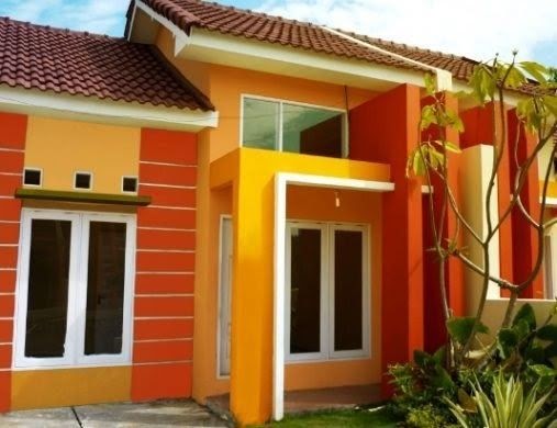 Contoh Cat  Rumah  Minimalis Warna  Oranye Paint Colors 2022 