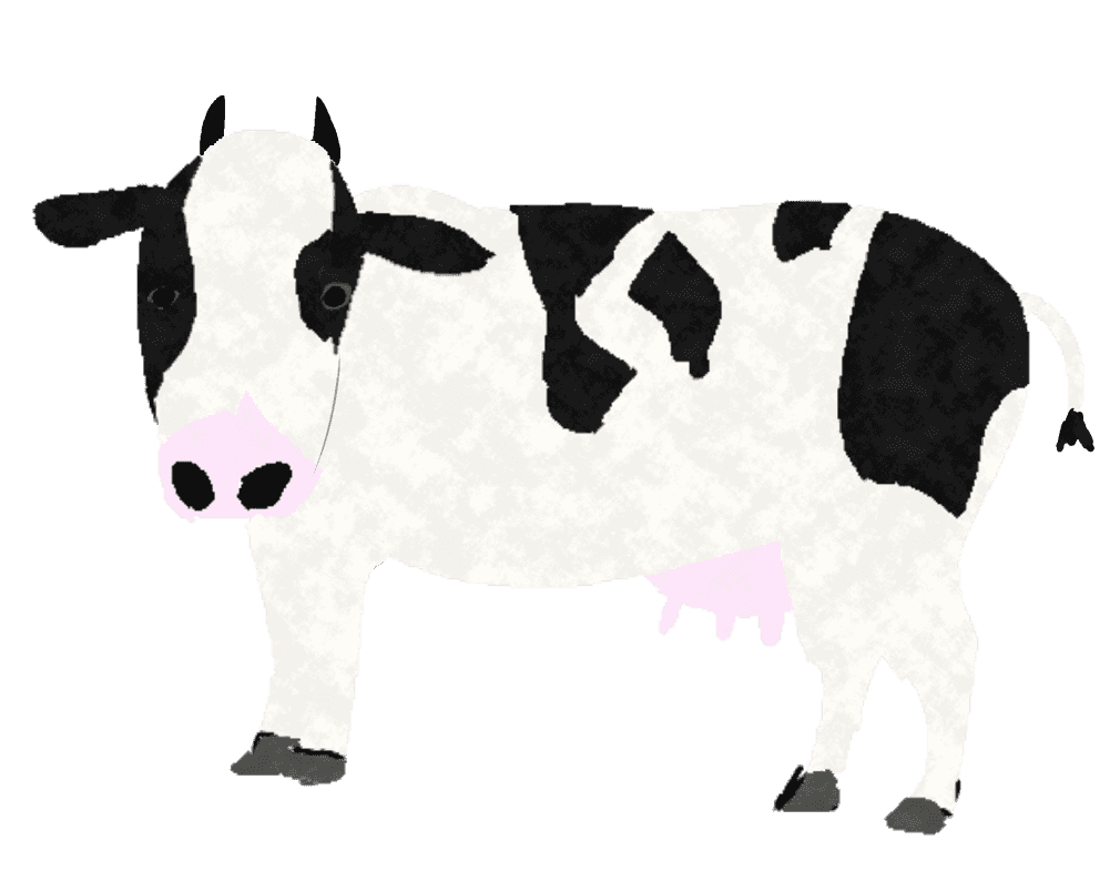 ユニーク牛 イラスト かっこいい かわいいディズニー画像