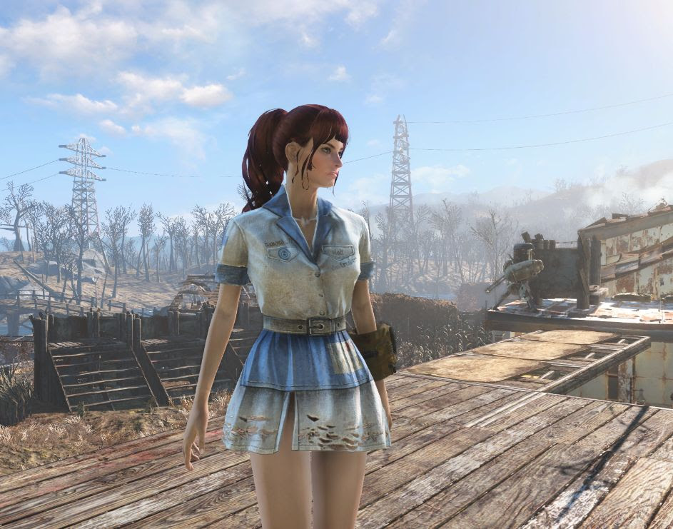 新しい Fallout4 Mod 美人 はがととめ