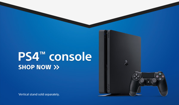 PS4(TM) console SHOP NOW Vertical stand sold separately.