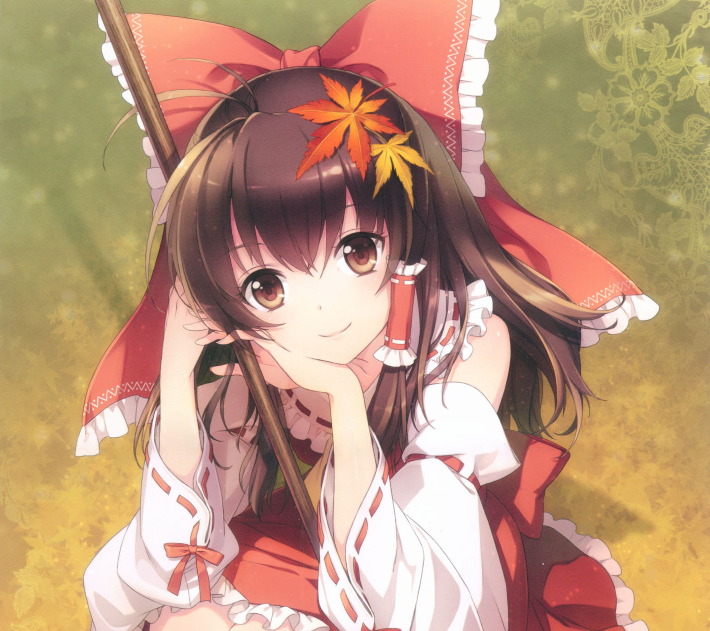 ラブリー東方 壁紙 霊夢 最高の花の画像