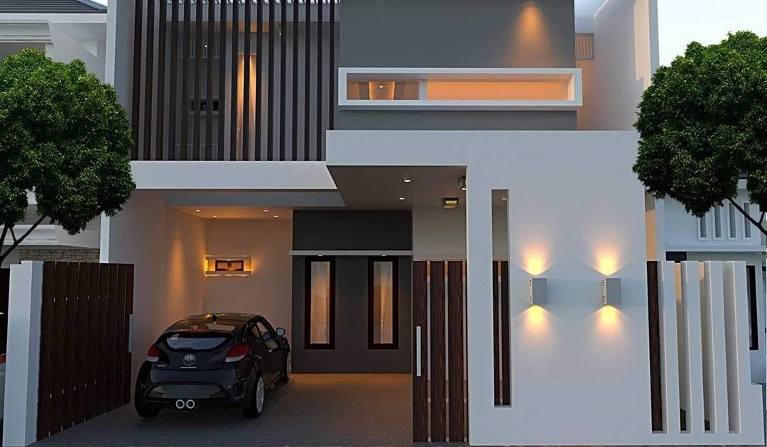 Inspirasi 30+ De Sain Rumah Minimalis2 Lantai Type 45 Desain Rumah