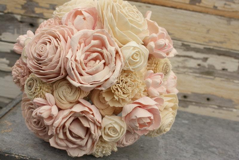 Full traditional & bespoke floral service. Blush Pink Wedding Bouquet Sola Flower Bouquet Pale Pink Sola Wood Wedding Flowers Wood Flower Bouquet Alternative Eco Flowers 2656611 Weddbook