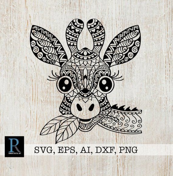 Download Mandala Layered Giraffe Svg Free - Free Layered SVG Files