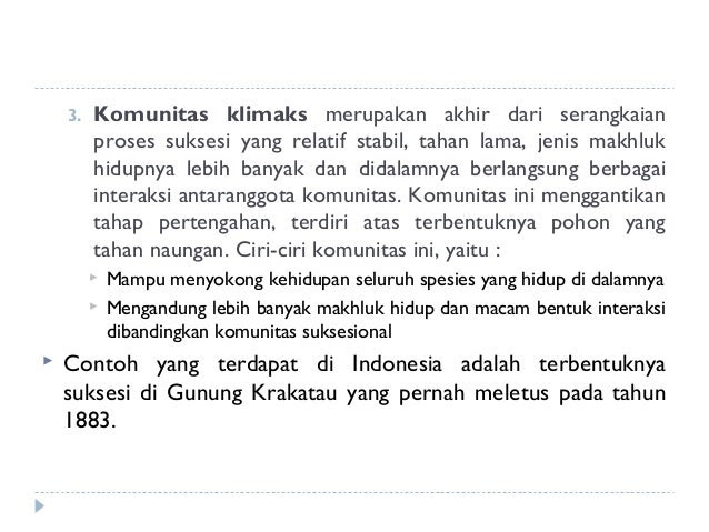Contoh Ekosistem Suksesi Sekunder - Contoh Agus