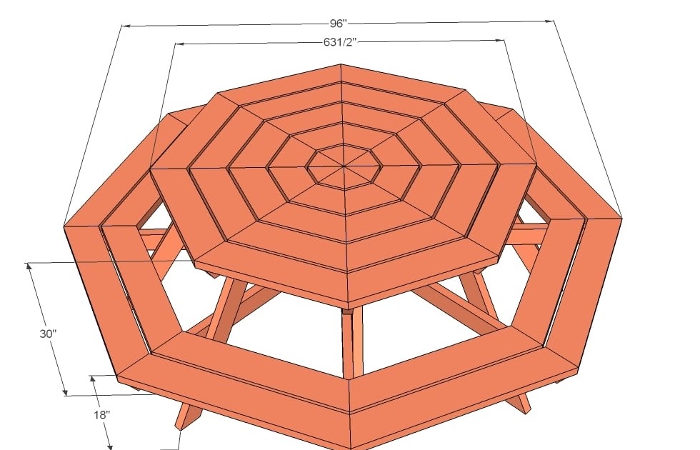 Free octagon picnic table plans pdf Odi Woodworkers