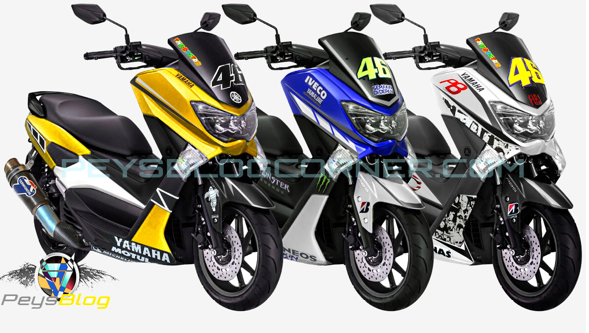 70 Modifikasi Stiker Motor Yamaha Nmax Modifikasi Yamah NMAX