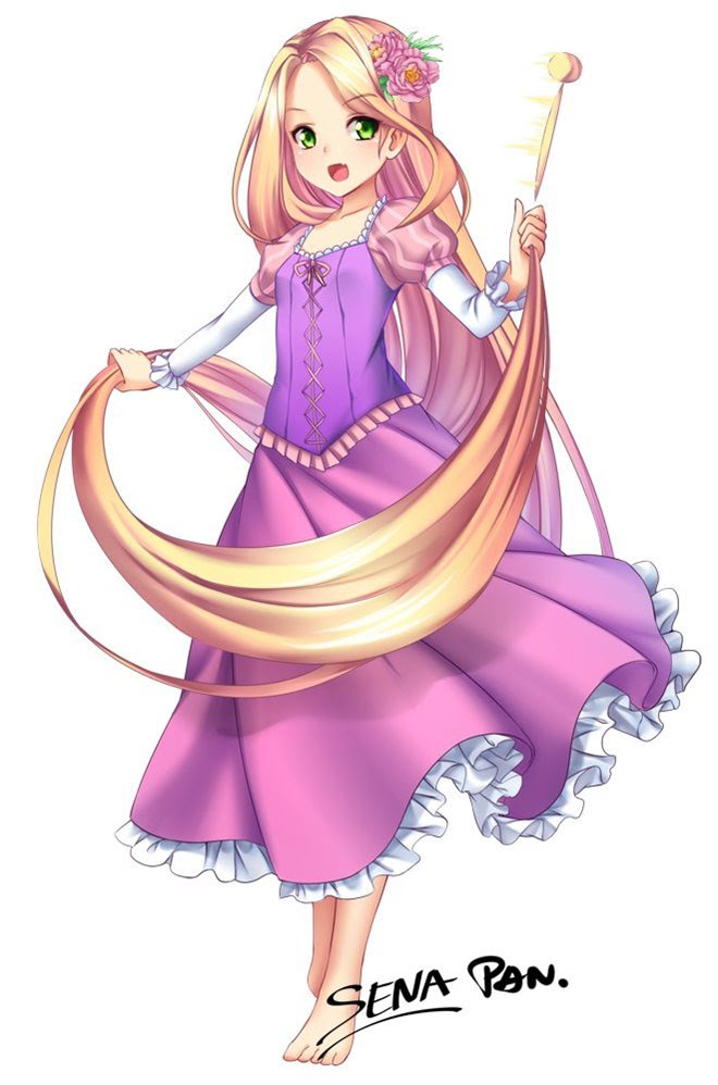 99以上 ラプンツェル かわいい ディズニー プリンセス イラスト 無料のhd壁紙画像 Qhd
