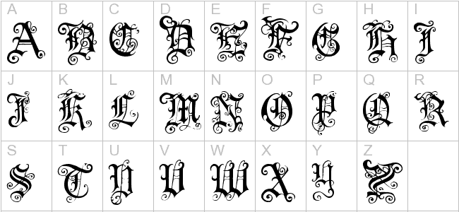 Tattoo Font Generator Gothic - Tattoo