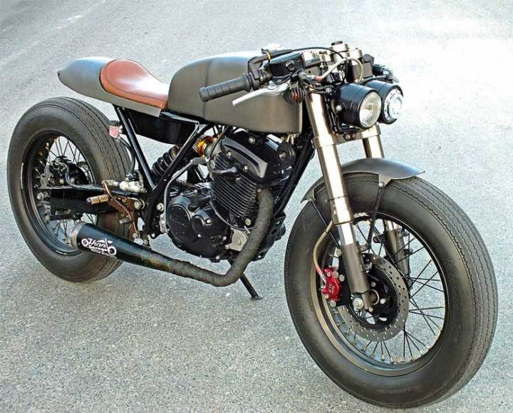 Modif Satria Fu Cafe Racer Satu Huruf r