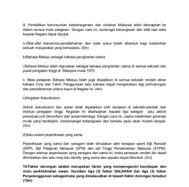 Contoh Jawapan Soalan Esei Pendidikan Moral - Terengganu x