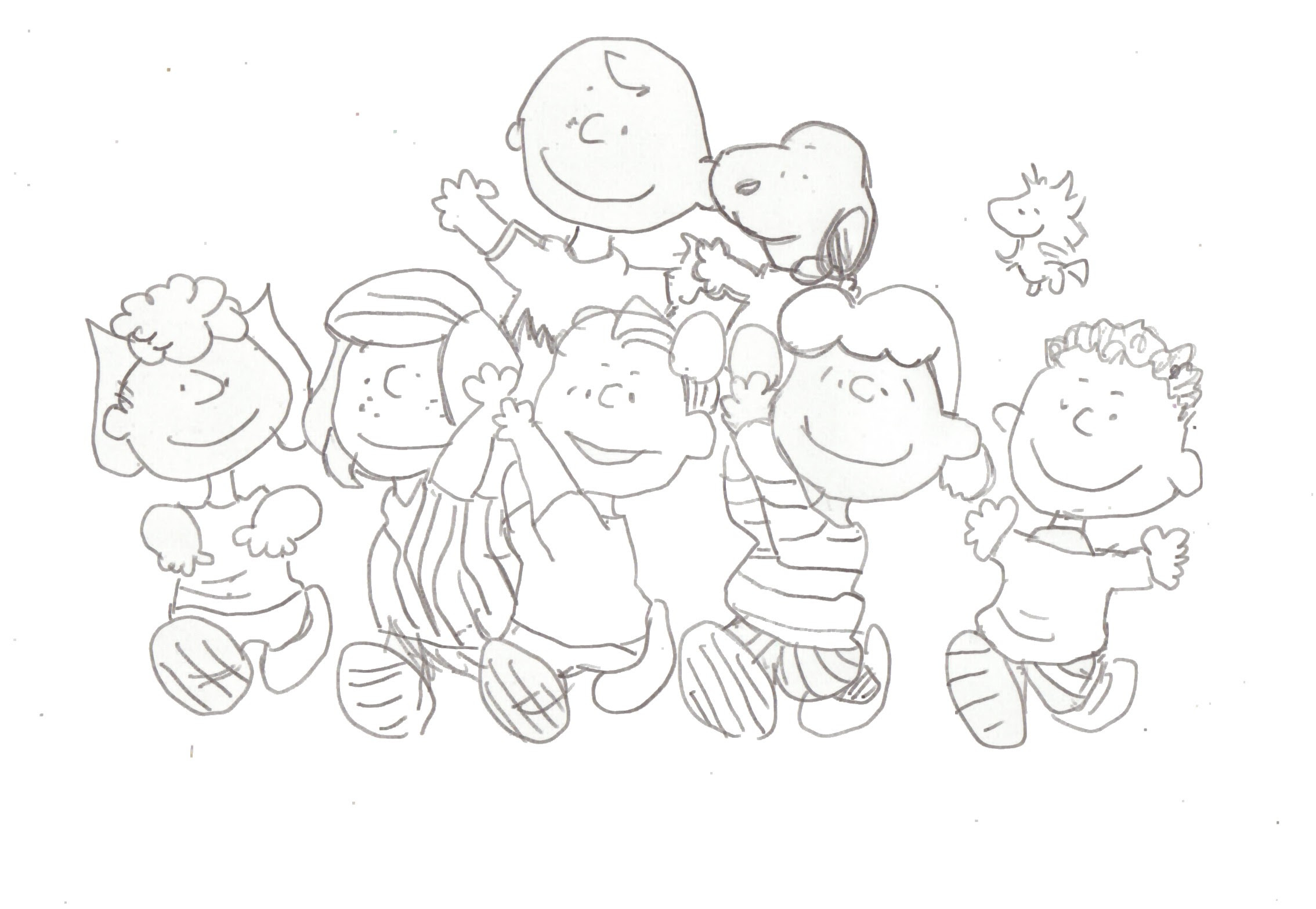 手書き ゆるい スヌーピー イラスト 壁紙画像ページ