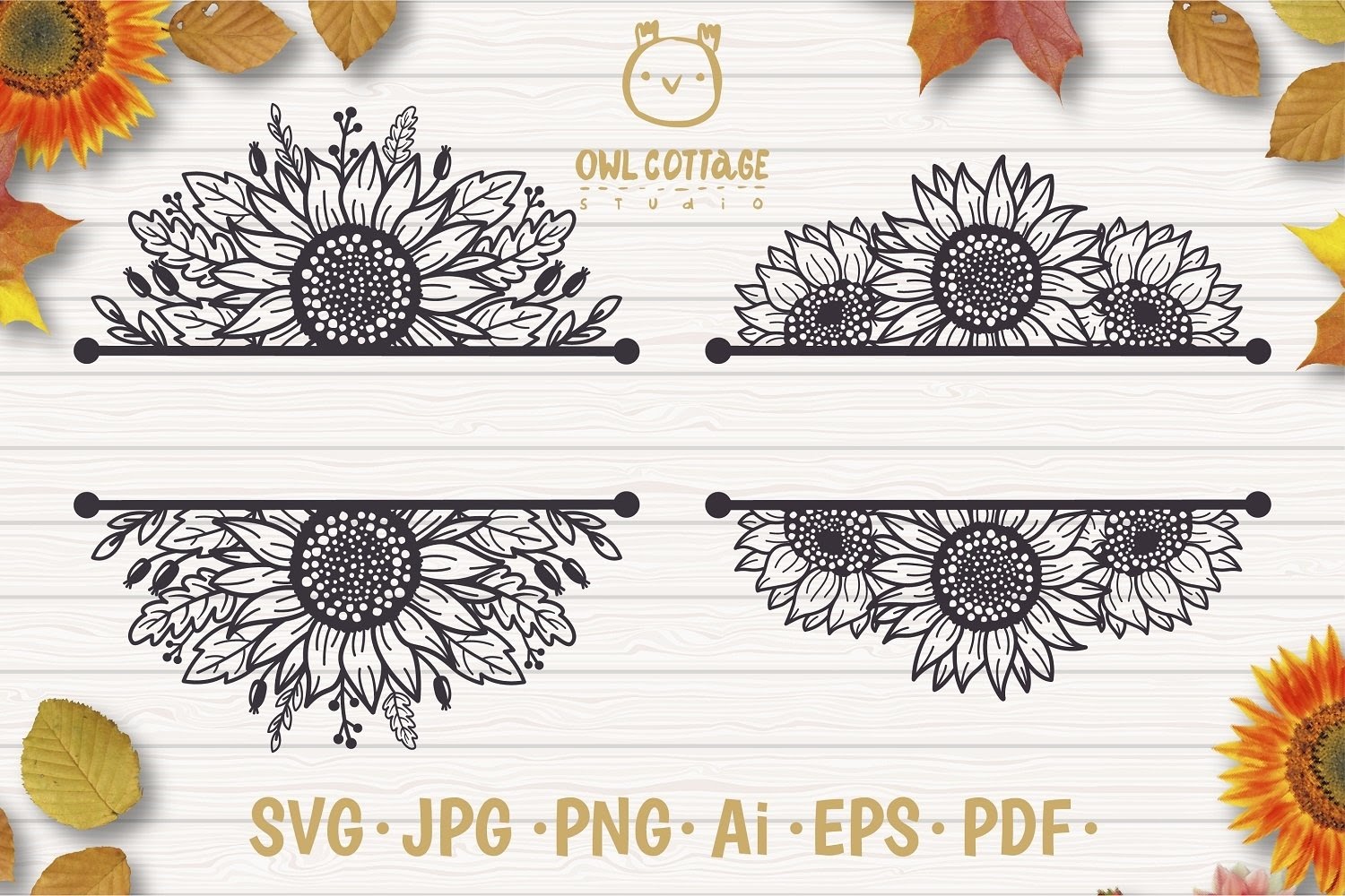 Download Sunflower Welcome Svg - Free Layered SVG Files