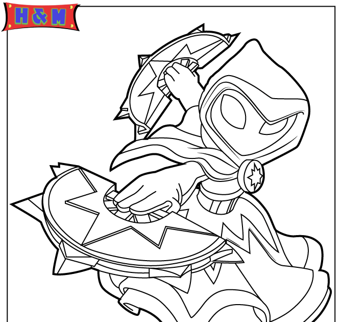 Skylanders Giants Air Swarm Coloring Pages - Page Royal