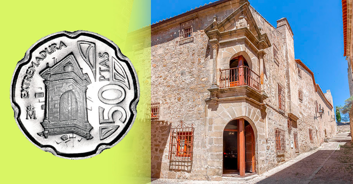 El palacio de las monedas de 50 pesetas