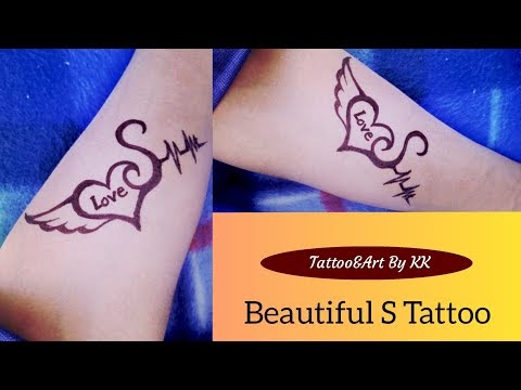 Beautiful Tattoo Mehndi Design Alphabet S Cute Mehndi Design