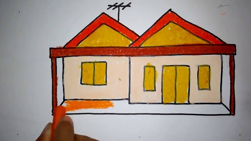 Inspirasi Terbaru 19+ Cara Menggambar Rumah Untuk Anak Tk