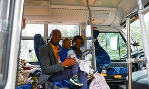 Refugiados en el campamento de Kiziba en Rwanda se preparan para su reasentamiento en Noruega.